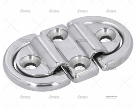 PLATINA C/ANILLA DOBLE INOX SS 316 10mm