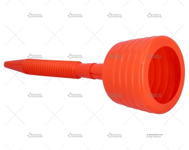 EMBUDO ANTIRODAMIENTO FLEXIBLE ROJO