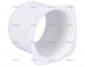 ADAPTADOR PLASTICO BLANCO 82 X 82 mm