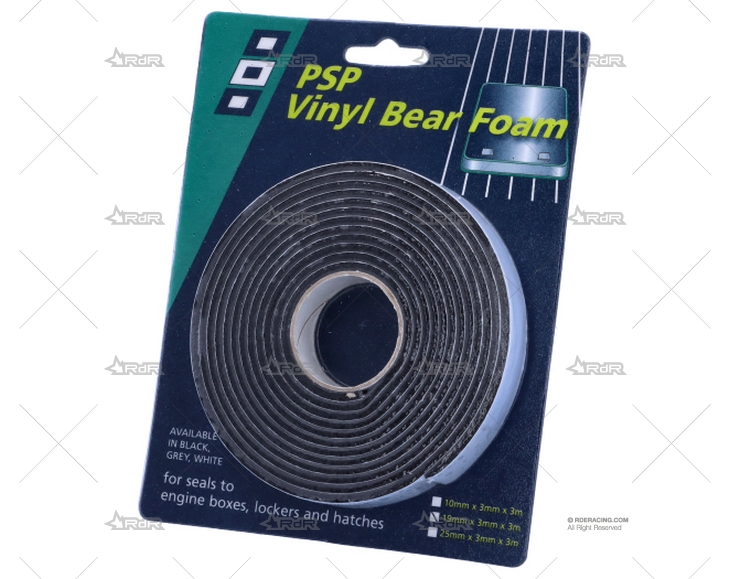 CINTA VINYL FOAM 3/19/3mm PSP TAPES