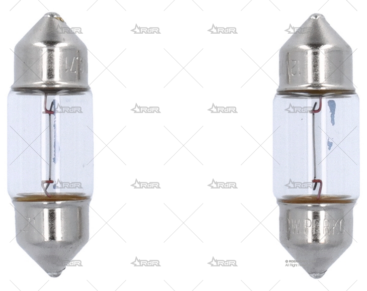 BOMBILLA FESTOON 12V 10  W    2UD.
