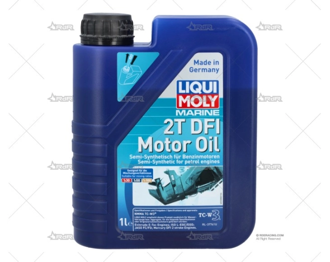 ACEITE TC-W3 2T 1L 100% SINTETICO LIQUI MOLY
