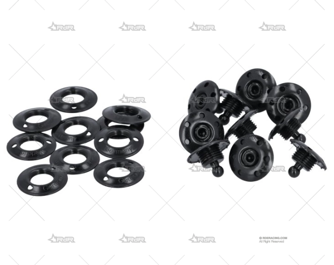 MACHO AEREO TENAX 20mm LATON NEGRO