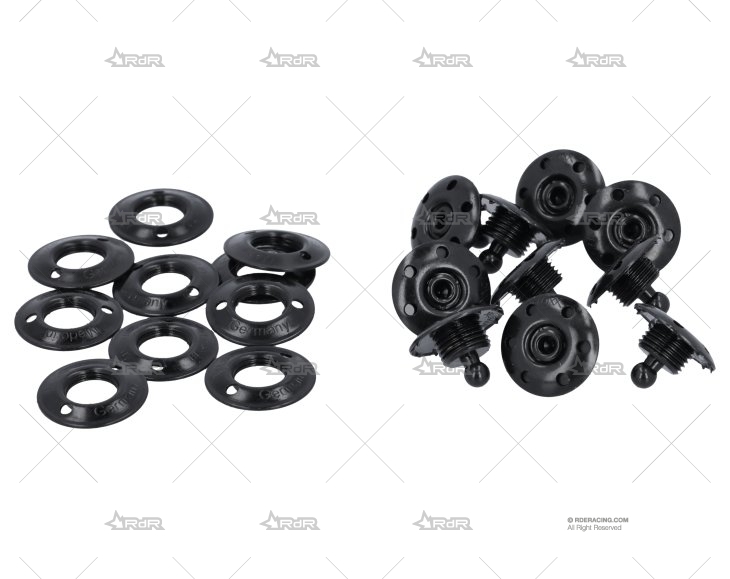 MACHO AEREO TENAX 20mm LATON NEGRO