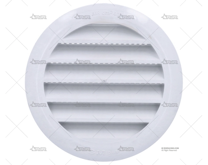 REJILLA AIRE BLANCA 120mm REDONDA