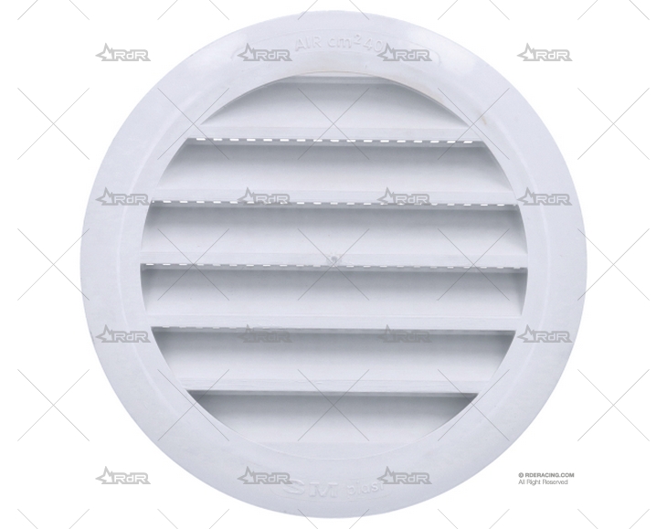 REJILLA AIRE BLANCA 120mm REDONDA