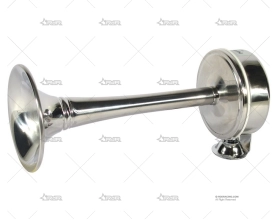 BOCINA 12V ACUSTICA 114DB CROMADA