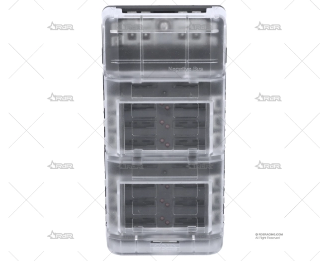 CAJA PORTA FUSIBLES 12P + BUSBAR CONEX. BRAND R