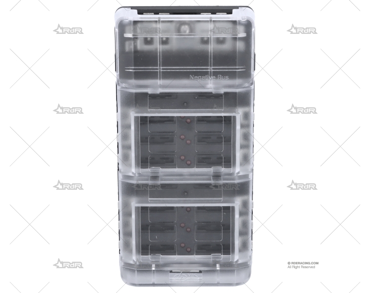CAJA PORTA FUSIBLES 12P + BUSBAR CONEX. BRAND R