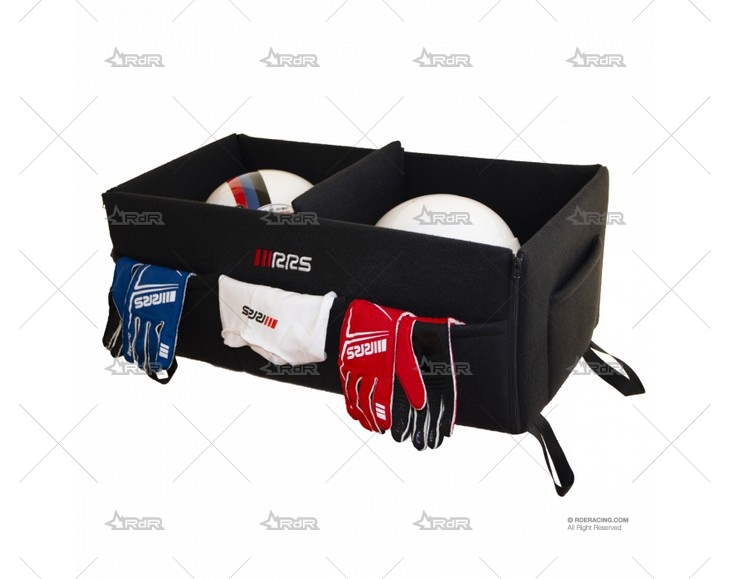 CAJA PORTACASCOS DOBLE NEGRO RRS