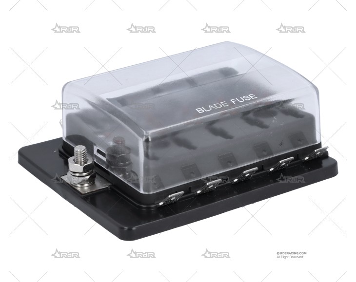 CAJA PORTAFUSIBLES 10 VIAS CON INDICADOR BRAND R