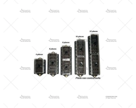 CAJA PORTAFUSIBLES P/4 CONEXION LATERAL GRAYSTON