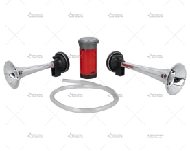 BOCINA 12V PVC CROMADO