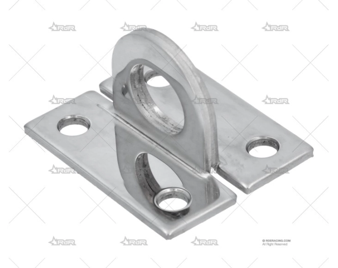 PLATINA DE ANGULO INOX SS 304 2-1/8" 2U