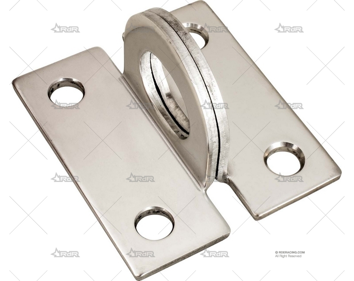 PLATINA DE ANGULO INOX SS 304 2-1/8" 2U