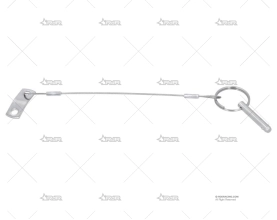 CABLE INOX SS 304 C/PASADOR RECTO