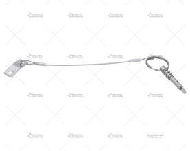 CABLE INOX SS 304 C/PASADOR HORQUILLA