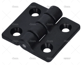 BISAGRA NYLON NEGRA 1-1/2" X1-3/8" (2U)