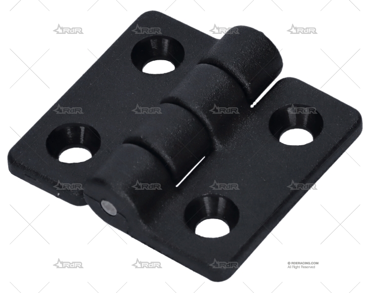 BISAGRA NYLON NEGRA 1-1/2" X1-3/8" (2U)