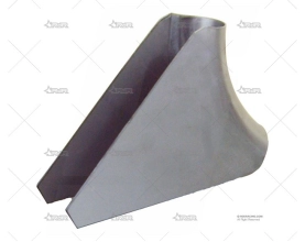 CARTELA ACERO CURVADA CRUZ PUERTA 45º QSP