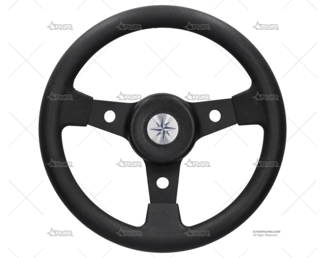 VOLANTE 310mm DELFINO   NEGRO  P675