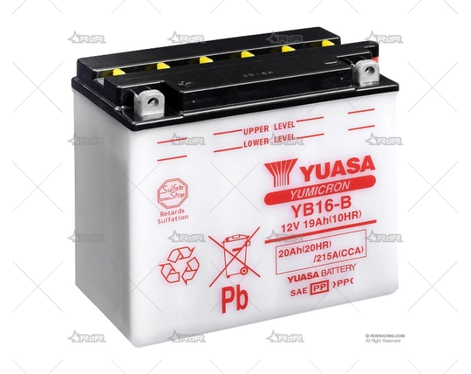 BATERIA  16A ARR EXIDE JETYB16-B YUASA