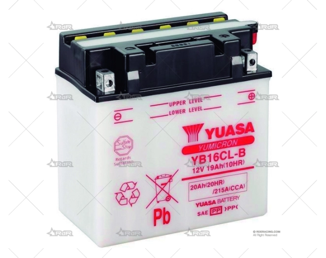 BATERIA  16A ARR EXIDE JETYB16CL-B YUASA
