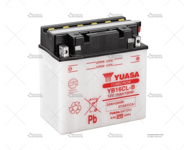 BATERIA  16A ARR EXIDE JETYB16CL-B YUASA