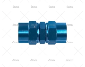 ADAPTADOR H/H 9/16x18 DASH 6 ALUMINIO GOODRIDGE