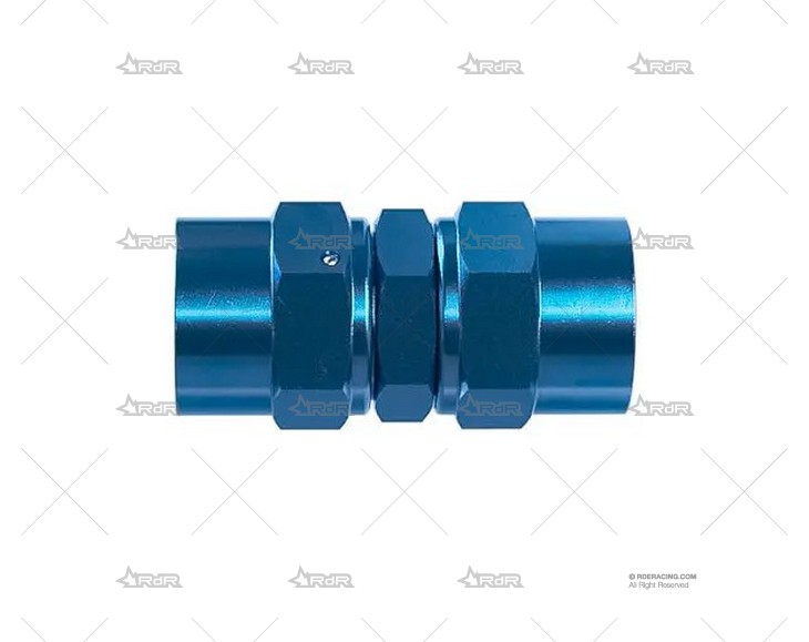 ADAPTADOR H/H 9/16x18 DASH 6 ALUMINIO GOODRIDGE