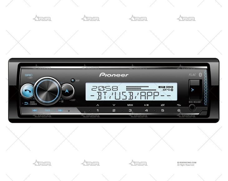 RADIO PIONNER MVH-S520BT RDS USB BLUE SP