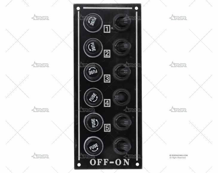 PANEL INTERRUPTOR 6 FUSIBLES