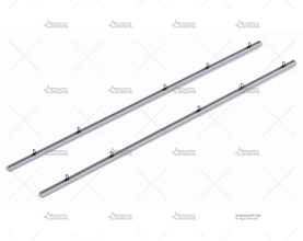 GUIA FIJACION BICICLETA GS 2000mm (2u)