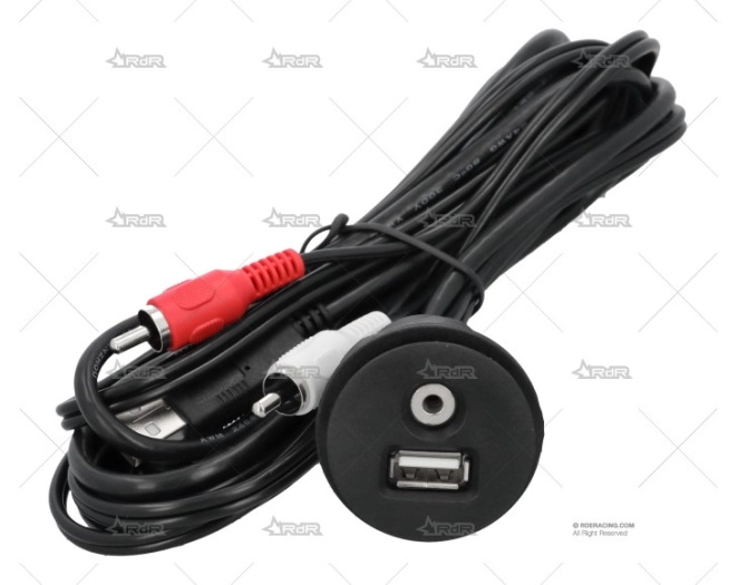 ADAPTADOR ENTRADA USB/AUX 3,5mm CABLE 2m