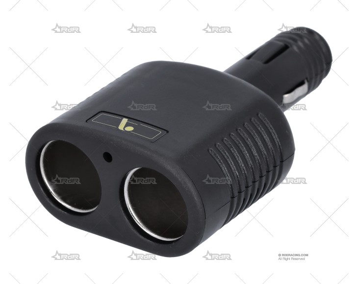 LADRON PARA 2 TOMAS DE CORRIENTE 12V