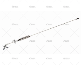 ANTENA VHF 0.52MT 1dB MUELLE INOX  SCOUT