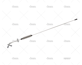 ANTENA VHF 0.52MT 1dB MUELLE INOX  SCOUT