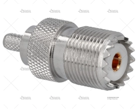 CONECTOR UHF HEMBRA RG-58