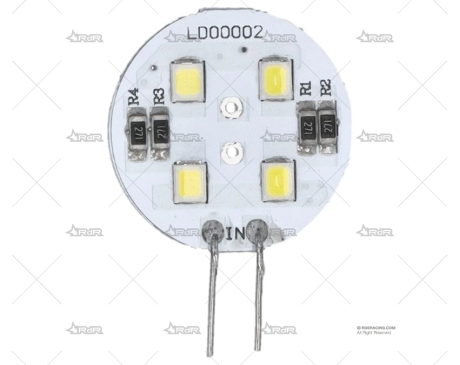BOMBILLA G4 12V  1,5W 4LED