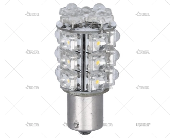 BOMBILLA BA15S 12V  6W LED 5mm