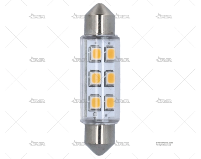 BOMBILLA FESTOON 12V  0,5W LED 30-40mA