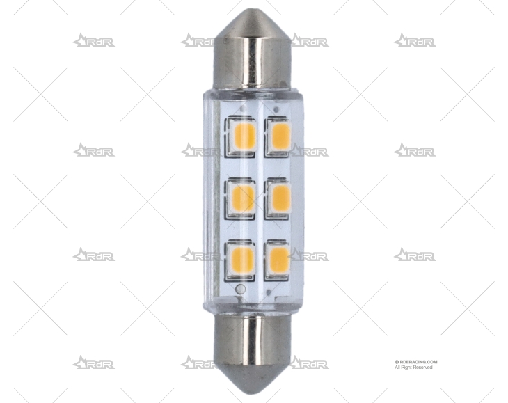 BOMBILLA FESTOON 12V  0,5W LED 30-40mA