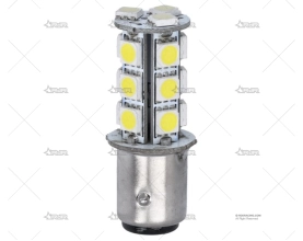 BOMBILLA BAY15D+- 12V 1  W LED 8 360º