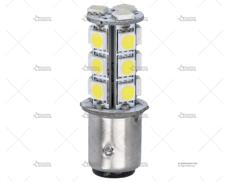 BOMBILLA BAY15D+- 12V 1  W LED 8 360º