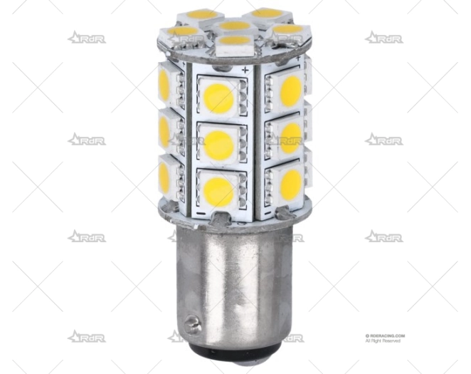 BOMBILLA BAY15D 12-24V 3,5W LED 360º 17X