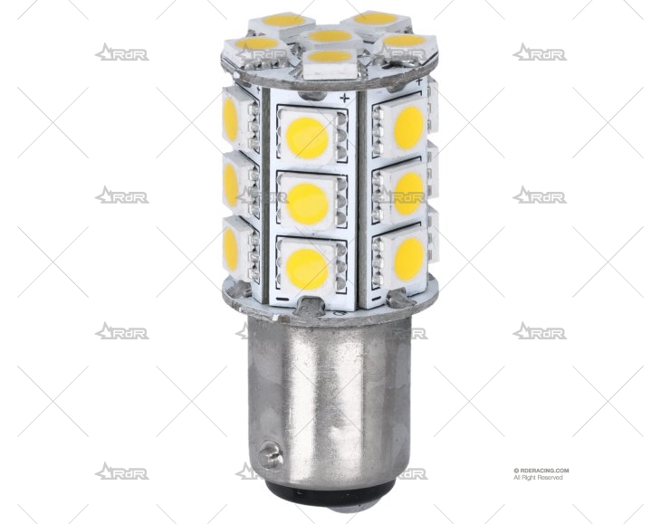 BOMBILLA BAY15D 12-24V 3,5W LED 360º 17X