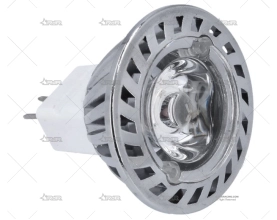 BOMBILLA MR11 12V 1  W LED 35X40  70LUME