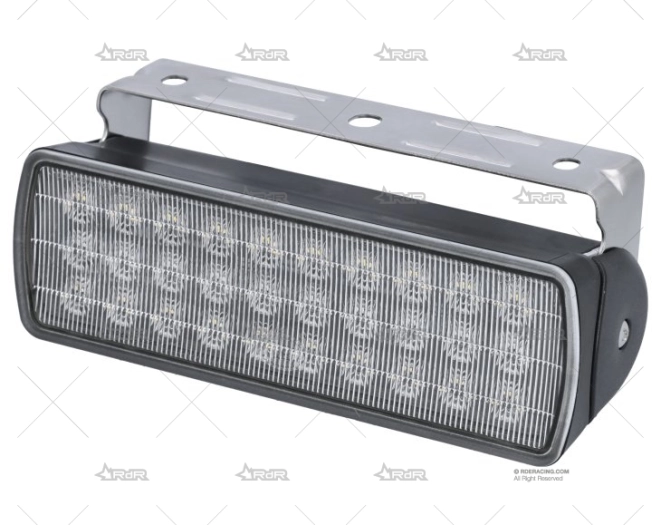 FARO LED SEA HAWK NEGRO LED BLANCO/AZUL