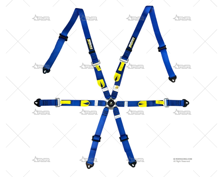 ARNES 6 PUNTOS MUDRIVER PRO ALU. AZUL MUDRIVER
