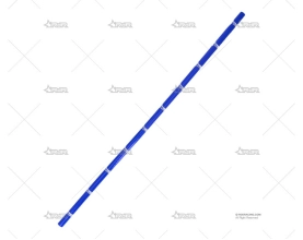 TUBO SILICONA RECTO 13mm 1m AZUL XTREM